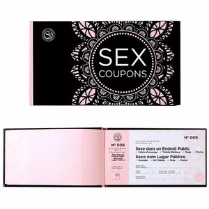 Набор карточной игры secret play Sex Coupons D-222215 — купоны для пар, в двух языках FR/PT