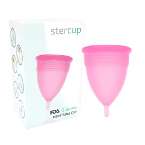 Menstruālā kausiņa STERCUP izm. L, FDA silikons, rozā - D-223031
