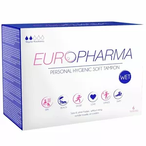 Тампоны EUROPHARMA ACTION, 6 шт — компактные абсорбирующие тампоны для менструальной гигиены