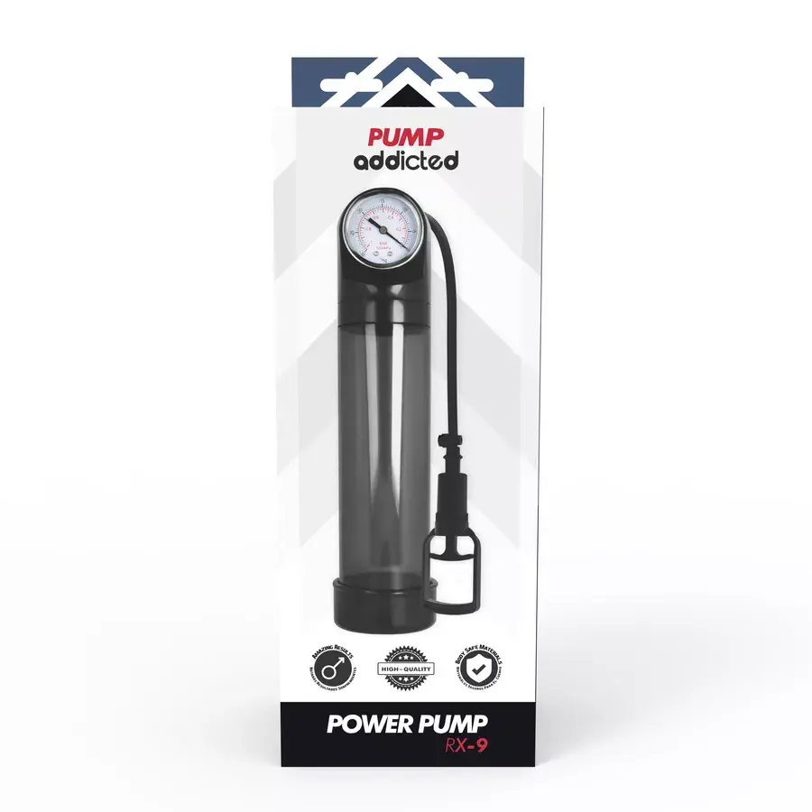 Помпа для пениса PUMP ADDICTED RX9 BLACK Photo 3