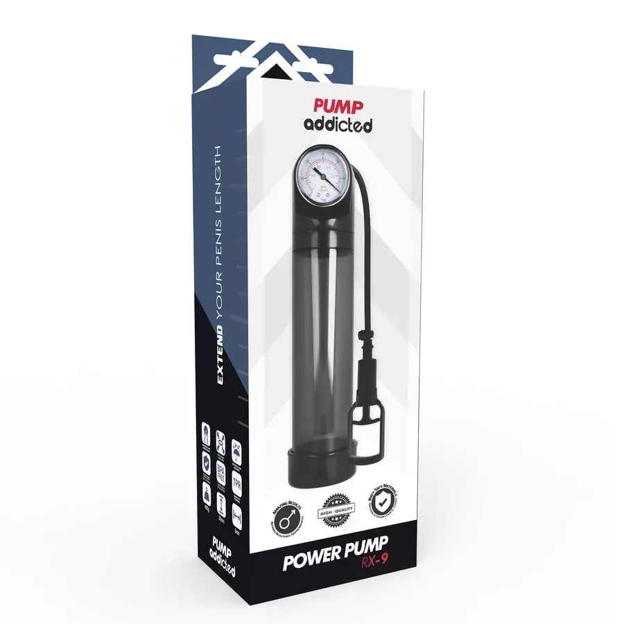 Помпа для пениса PUMP ADDICTED RX9 BLACK Photo 6