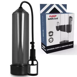 Penis Pump PUMP ADDICTED - RX7 BLACK VIBRATOR