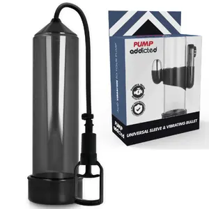 Penis Pump PUMP ADDICTED - RX7 BLACK VIBRATOR