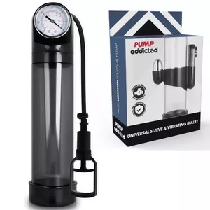 Penis Pump PUMP ADDICTED - RX9 BLACK VIBRATOR