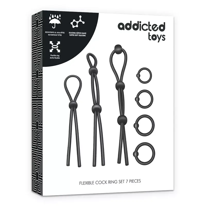 Силиконовый набор колец addicted toys D-227641 Photo 2