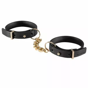 Наручники Bijoux Indiscrets Кожа Черные
