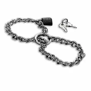 Handcuffs Metal Hard Stainless Steel Silver