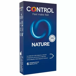 CONTROL ADAPTA NATURE PREZERVATĪVI 6 GAB.