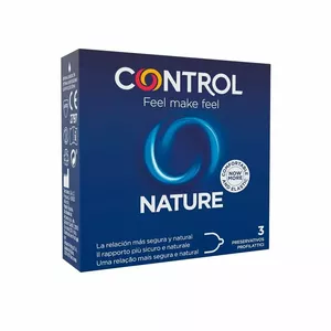 CONTROL ADAPTA NATURE PREZERVATĪVI 3 GAB.