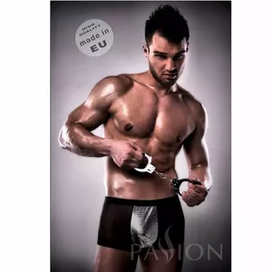 PASSION - 002 MEN METAL BLACK LINGERIE S/M