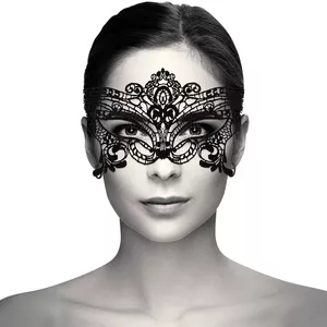 Mask COQUETTE CHIC DESIRE – wide black lace eye mask by COQUETTE