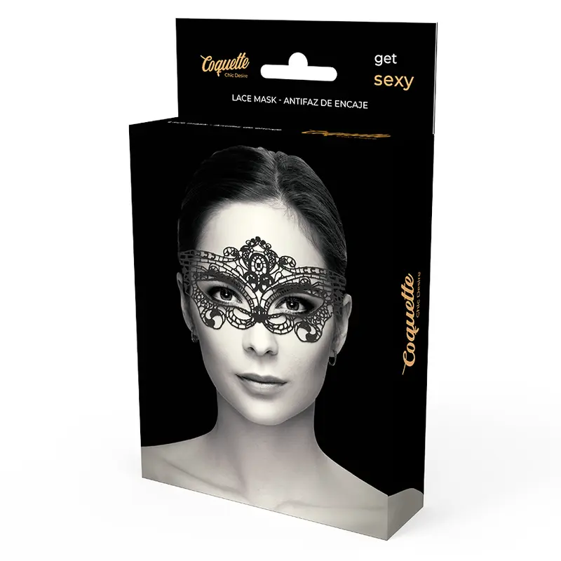 Маска COQUETTE Lace Mask Coquette CHIC DESIRE Black D-226919 Photo 5