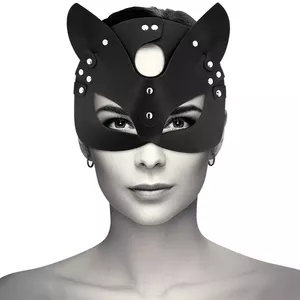 COQUETTE D-226924 Bunny Ears Mask, Vegan Leather Costume Accessory