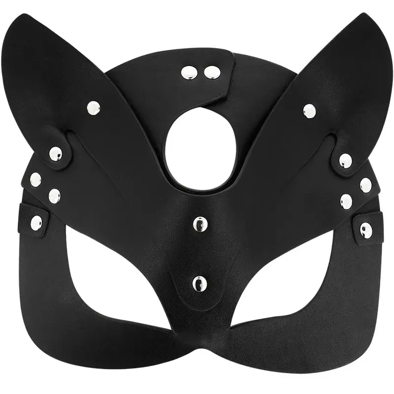 Маска COQUETTE D-226924 с заячьими ушами из веганской кожи Photo 5