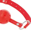 BDSM gag DARKNESS D-221194 breathable red Photo 3