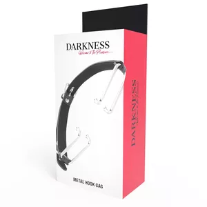 Кляп-шар DARKNESS D-221196 черный — регулируемый ремешок, силиконовый шар
