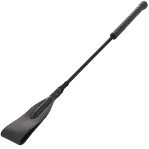Leather whip DARKNESS D-221202 — single-tailed 45 cm