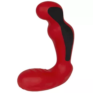 Fantāzijas dildo ElectraStim Silikons Melns Sarkans