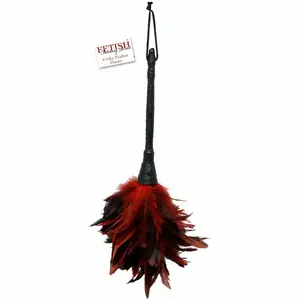 Pipedream Fetish Fantasy Series Frisky Feather Duster spalvu rotaļlieta sarkana