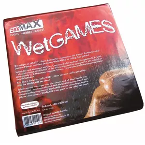 Gultas veļa SexMAX Sex Laken JOYDIVISION SEXMAX WETGAMES balta D-207313 – vienreizējs intīmais pārklājs