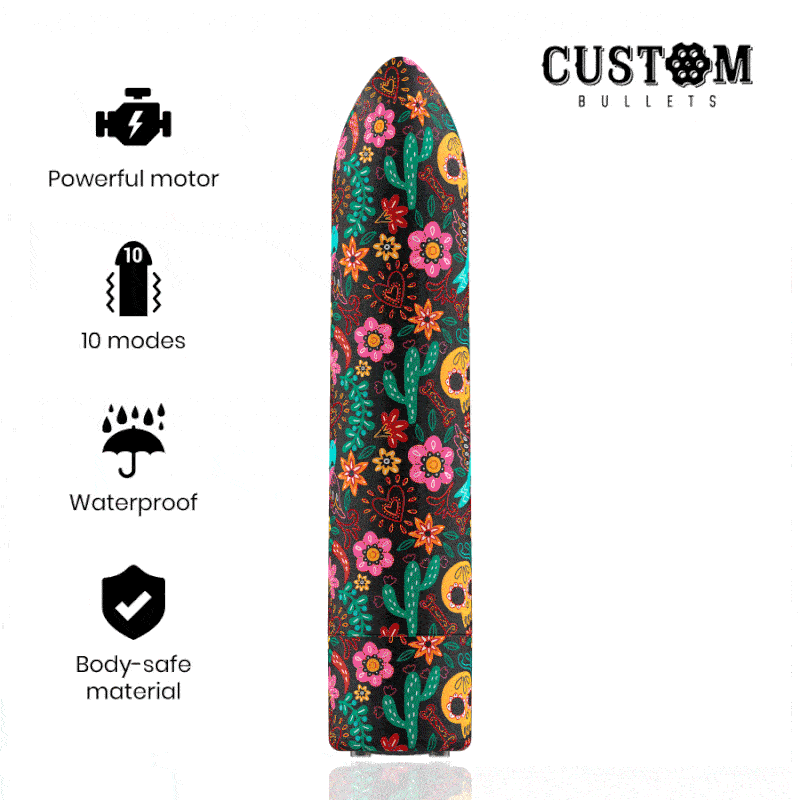 Вибратор Custom Bullets Силикон Черный