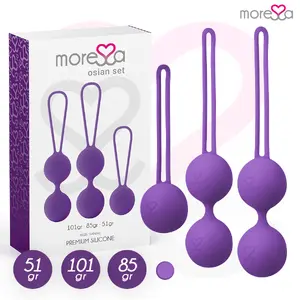 Вагинальные шарики MORESSA Силиконовые Лиловые