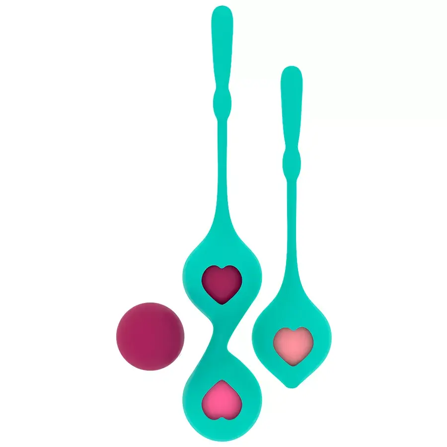 Вагинальные шарики RITHUAL DEVA AQUA GREEN PELVIC TRAINING SET Photo 2