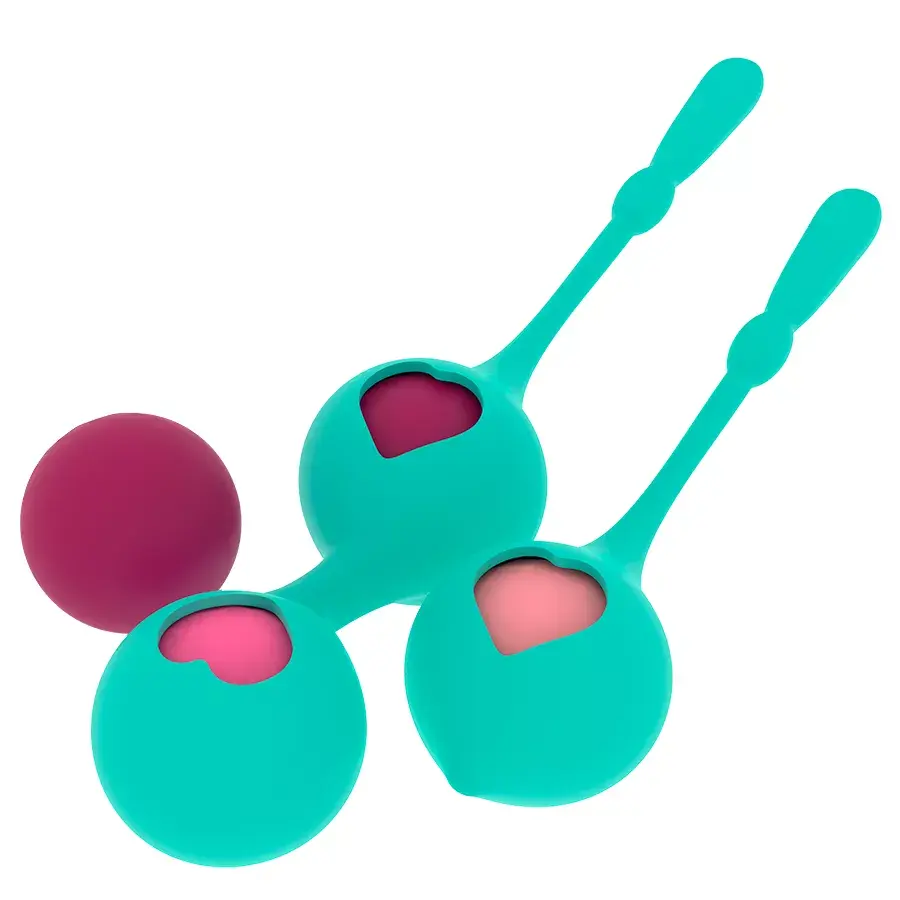 Вагинальные шарики RITHUAL DEVA AQUA GREEN PELVIC TRAINING SET Photo 6