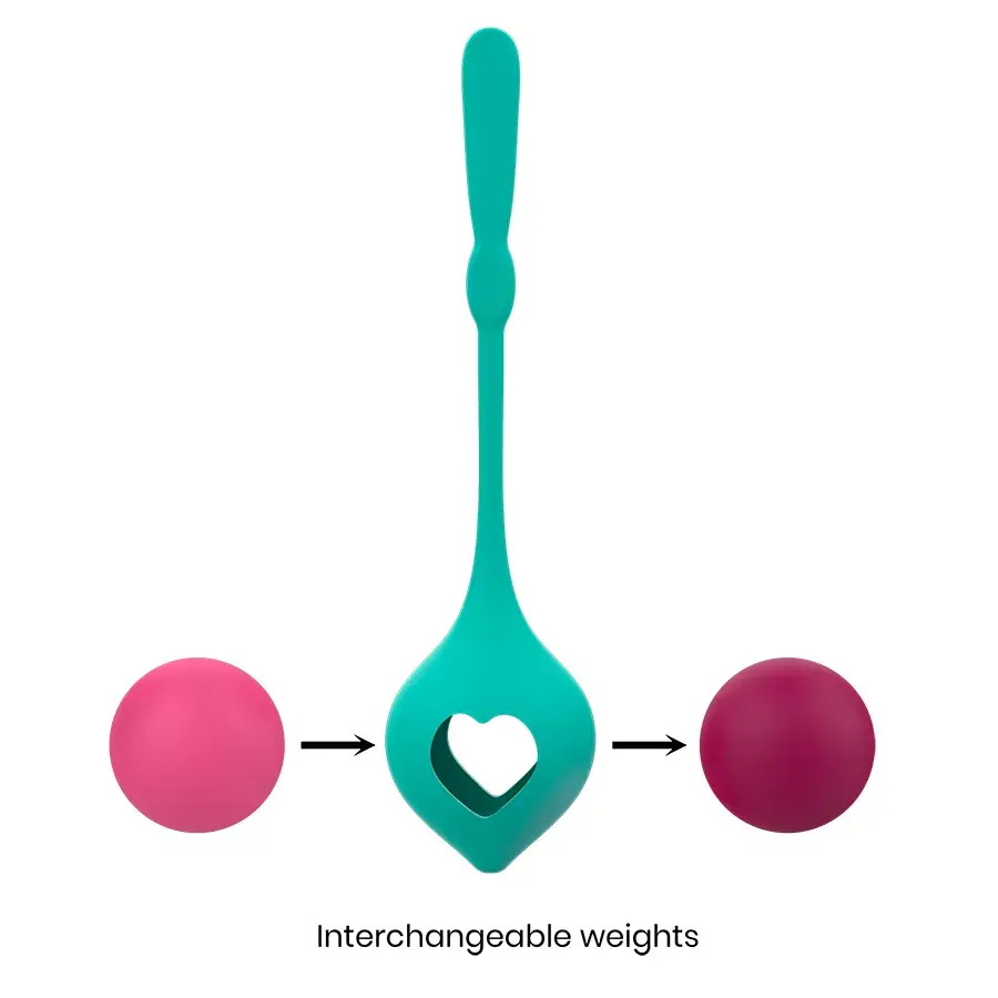 Вагинальные шарики RITHUAL DEVA AQUA GREEN PELVIC TRAINING SET Photo 7