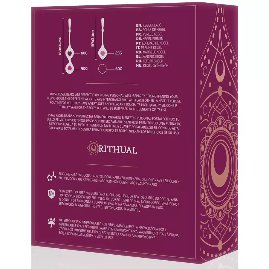 Вагинальные шарики RITHUAL Orchid Pelvic Training Photo 3