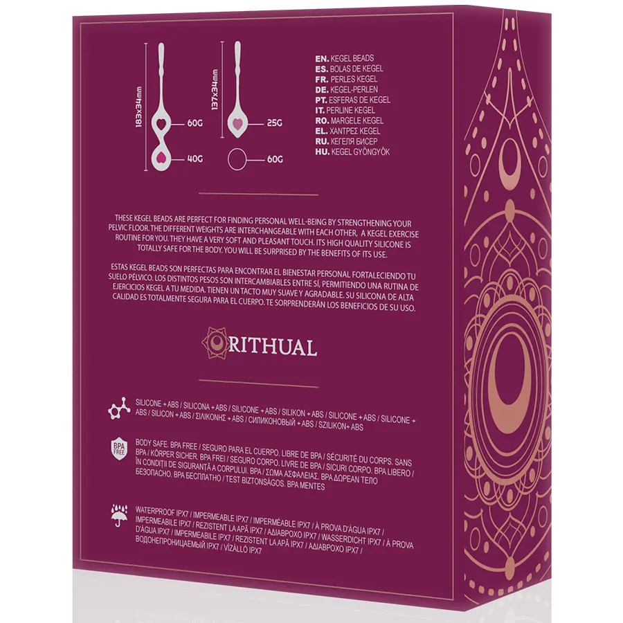 Вагинальные шарики RITHUAL Orchid Pelvic Training Photo 9