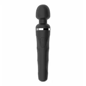 Wand vibrator LOVENSE Domi 2 — rechargeable silicone wand, 23.4 cm length, Ø 4.41 cm, Black