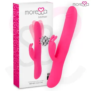 Handheld vibrator MORESSA SOMER PREMIUM D-220119, multiple rotation, weight 0.465 kg