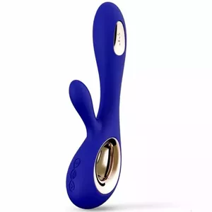 Vibrator Lelo Soraya Wave — Silicone & ABS, 218 mm length, 850 mAh battery, Blue