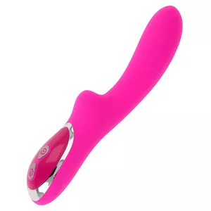 OHMAMA - MAGNĒTISKAIS UZLĀDES VIBRATORS 10 ĀTRUMI 21 CM