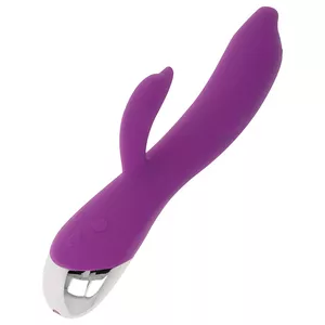 OHMAMA - ELASTĪGS DELFĪNA VIBRATORS 22 CM