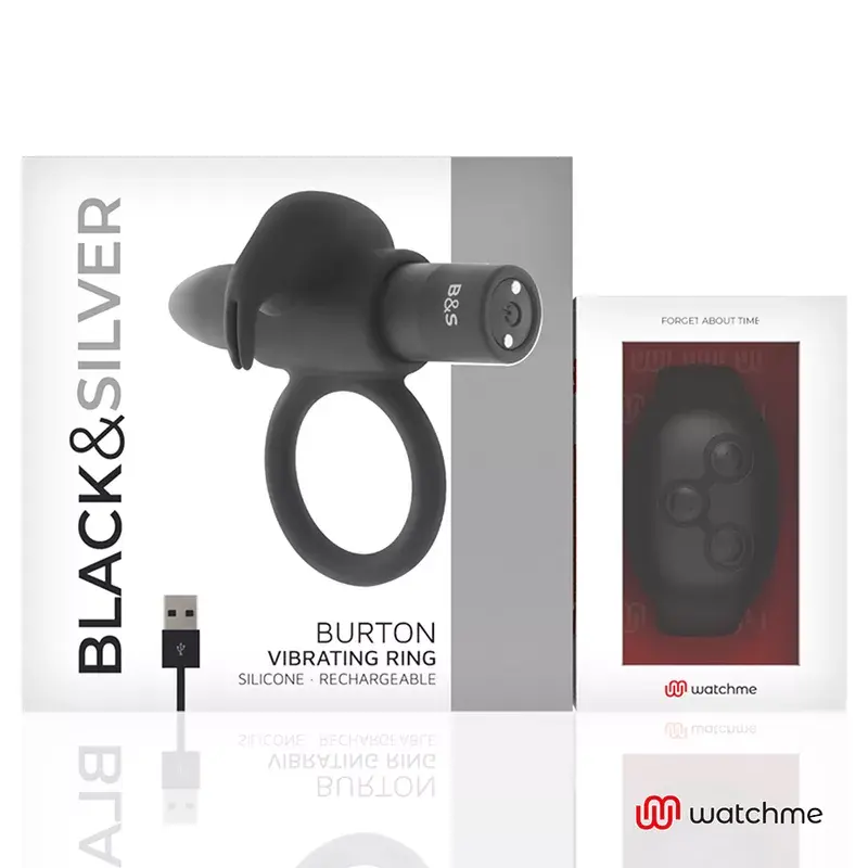 Ring massager black&silver BURTON with remote Photo 4