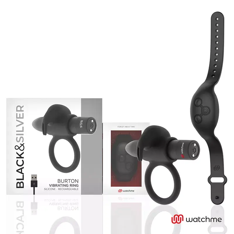 Ring massager black&silver BURTON with remote Photo 6