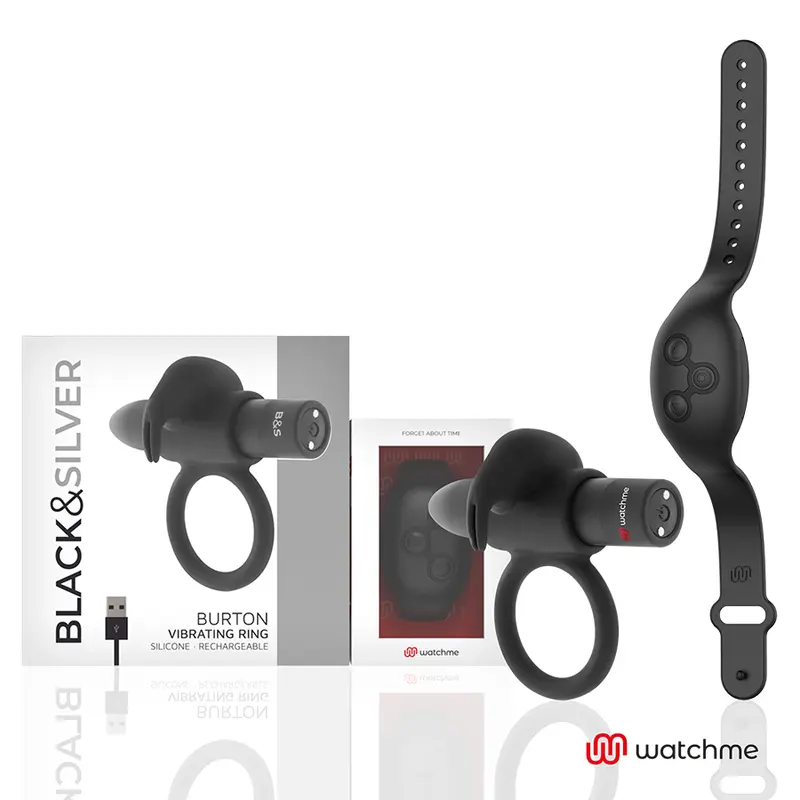 Ring massager black&silver BURTON with remote Photo 3