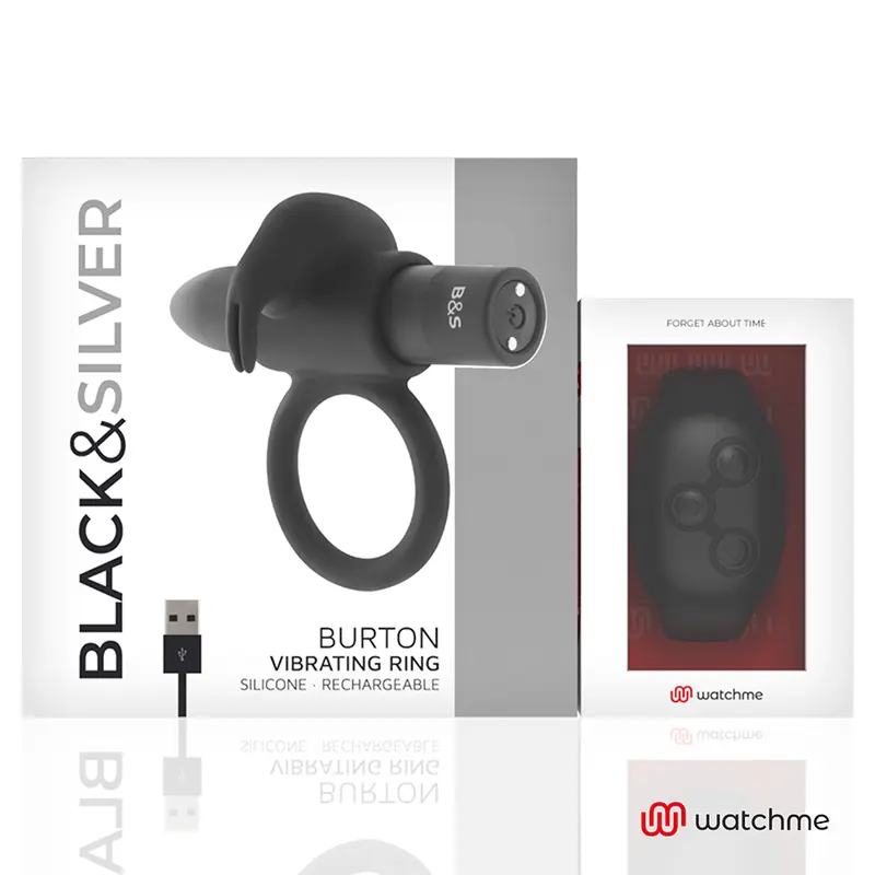 Ring massager black&silver BURTON with remote Photo 6