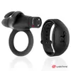 Massager Black&Silver Agron Remote Control Cockring WatchMe Photo 3