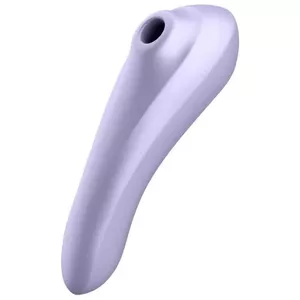 SATISFYER DUAL PLEASURE AIR PULSE VIBRATOR MAUVE