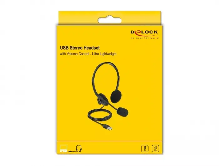 Austiņas DeLOCK USB stereo austiņas Photo 2