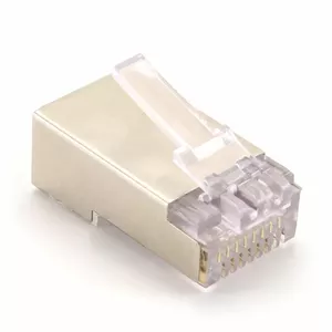 Экранированный разъем RJ45 Cat5e 5-контактный OEM RJ45-5F для Ethernet кабелей