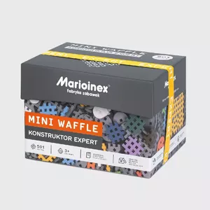 Rotaļu konstruktors Marioinex Blocks mini Waffle Expert — 100 detaļas, daudzkrāsains, 3+