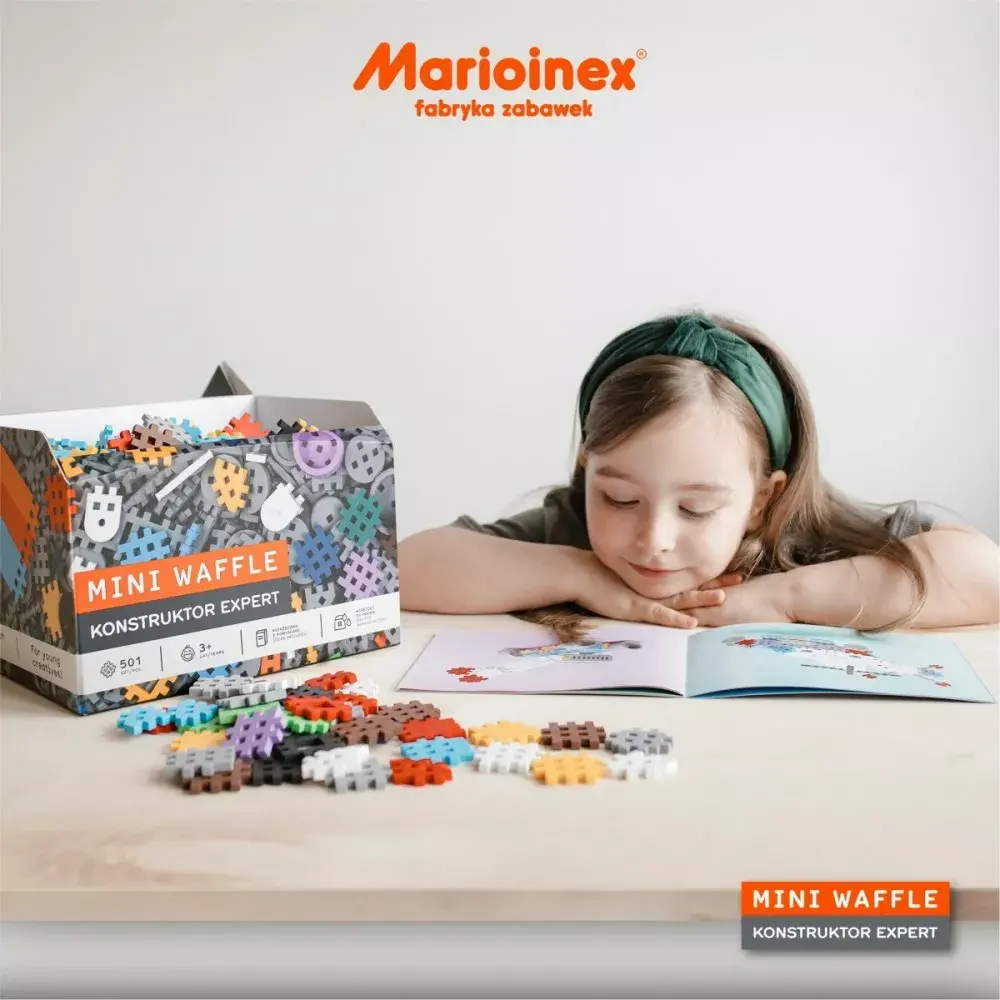 Marioinex Blocks mini Waffle Expert — 100 detaļas Photo 3
