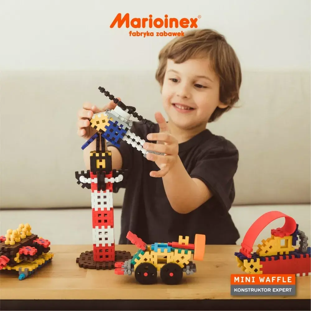 Marioinex Blocks mini Waffle Expert — 100 detaļas Photo 10