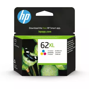 Картридж HP 62XL Hojtydende Cyan