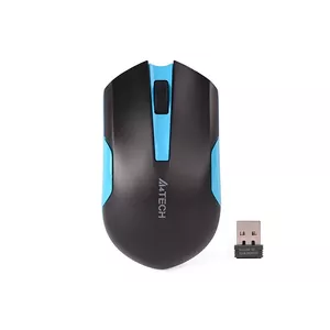 Wireless Optical Mouse A4Tech G3-200N RF, 1000 DPI, 3 buttons, Nano receiver, Ambidextrous, AA battery