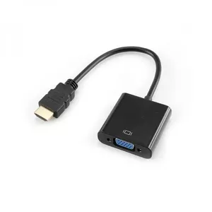 SBOX AD.HDMI-VGA video cable adapter HDMI Type A (Standard) VGA (D-Sub) Black